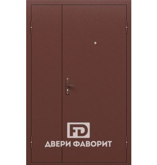Дверь недорогая двустворчатая (порошок)