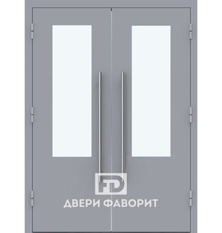 входная дверь для двух квартир с ручкой скобой