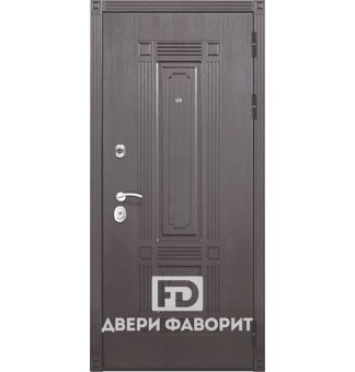 стальная уличная дверь с мдф
